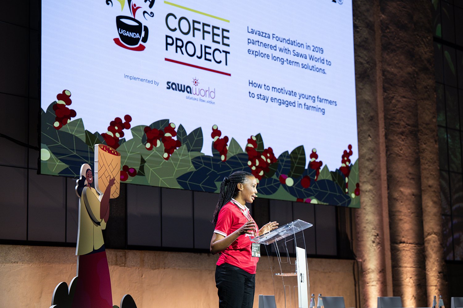 Celebrating Young Farmer-preneurs: Sawa World at Fondazione Lavazza’s 20th Anniversary Sheila Ampumuza ujana coffee project sawa world fondazione lavazza (3)