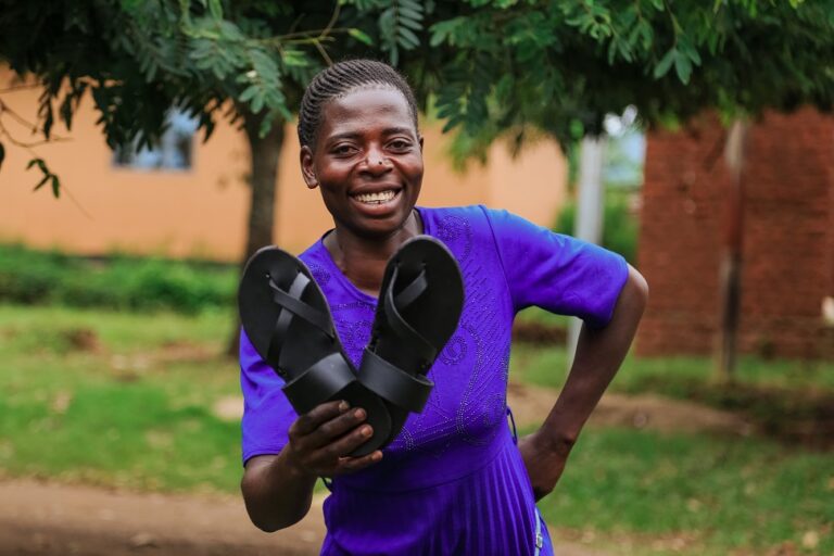 African Handmade Sandals Sawa World Local Income Skill