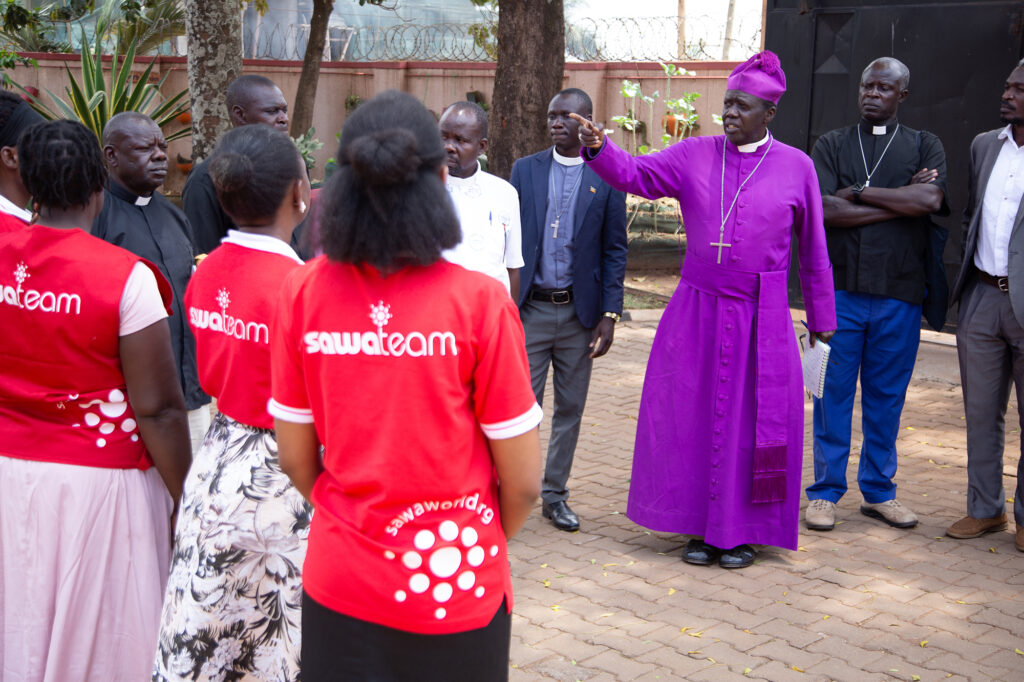 Building Community-Led Transformational Partner: Sawa World Hosts Kumi Diocese Leaders rt. rev. michael okwii esakhan, bishop of kumi visits sawa world (2)