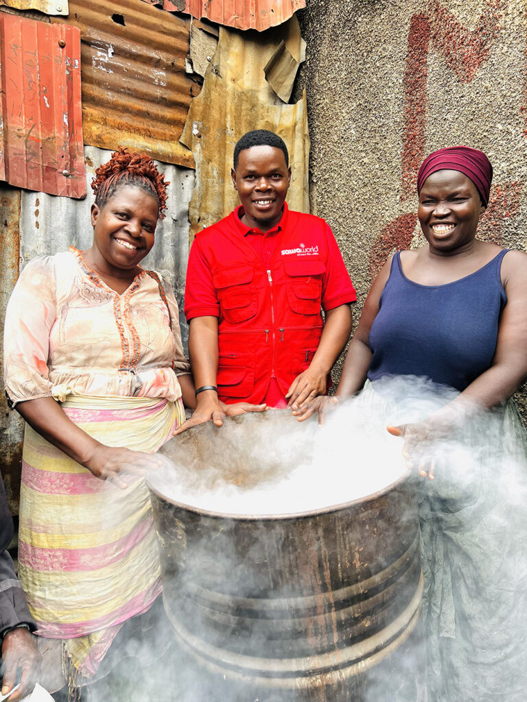 sawa world training in making eco briquettes in katanga, kampala central uganda (2)